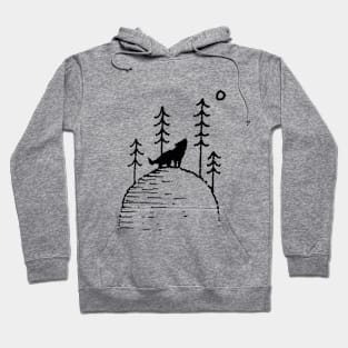 Howling Mini Wolf Hoodie